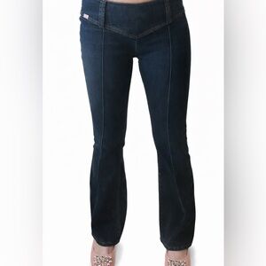 Vintage MISS SIXTY *Flare Nixie* Low Rise Jeans Size 33 Long Inseam 35”